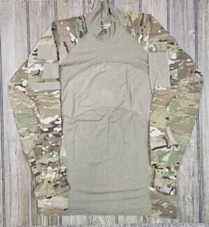 ARMY MILITARY COMBAT SHIRT FR Flame Resistant Multicam OCP Size Medium Camo
